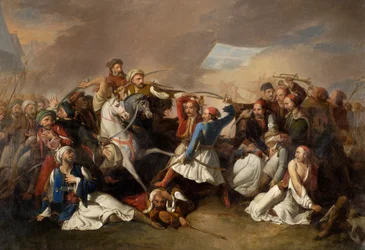 La mort de Markos Botsaris